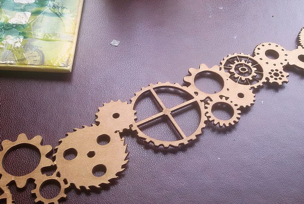 Prepare mechanicals chipboard. Cut some parts of it.