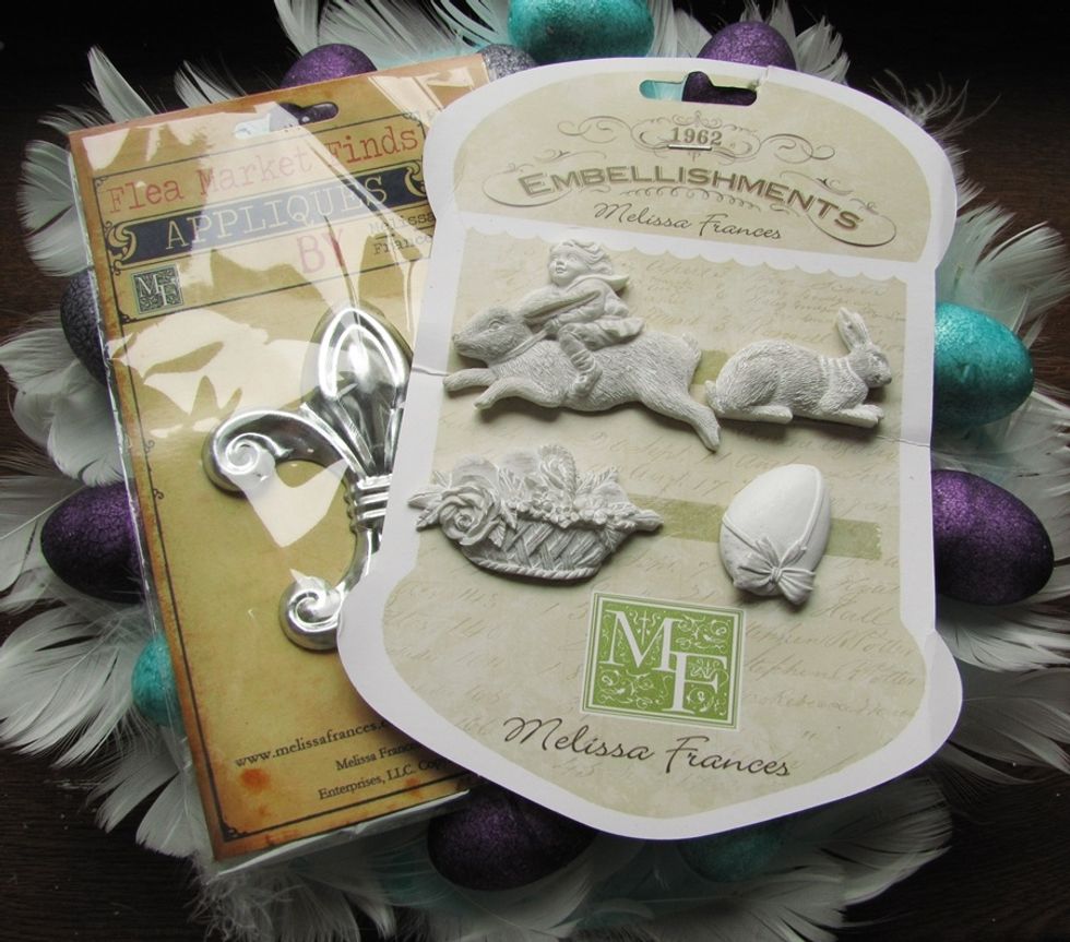 Prepare Melissa Frances Embellishments..