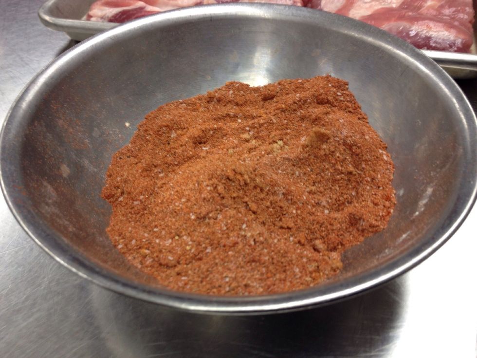 Prepare rub or use store bought