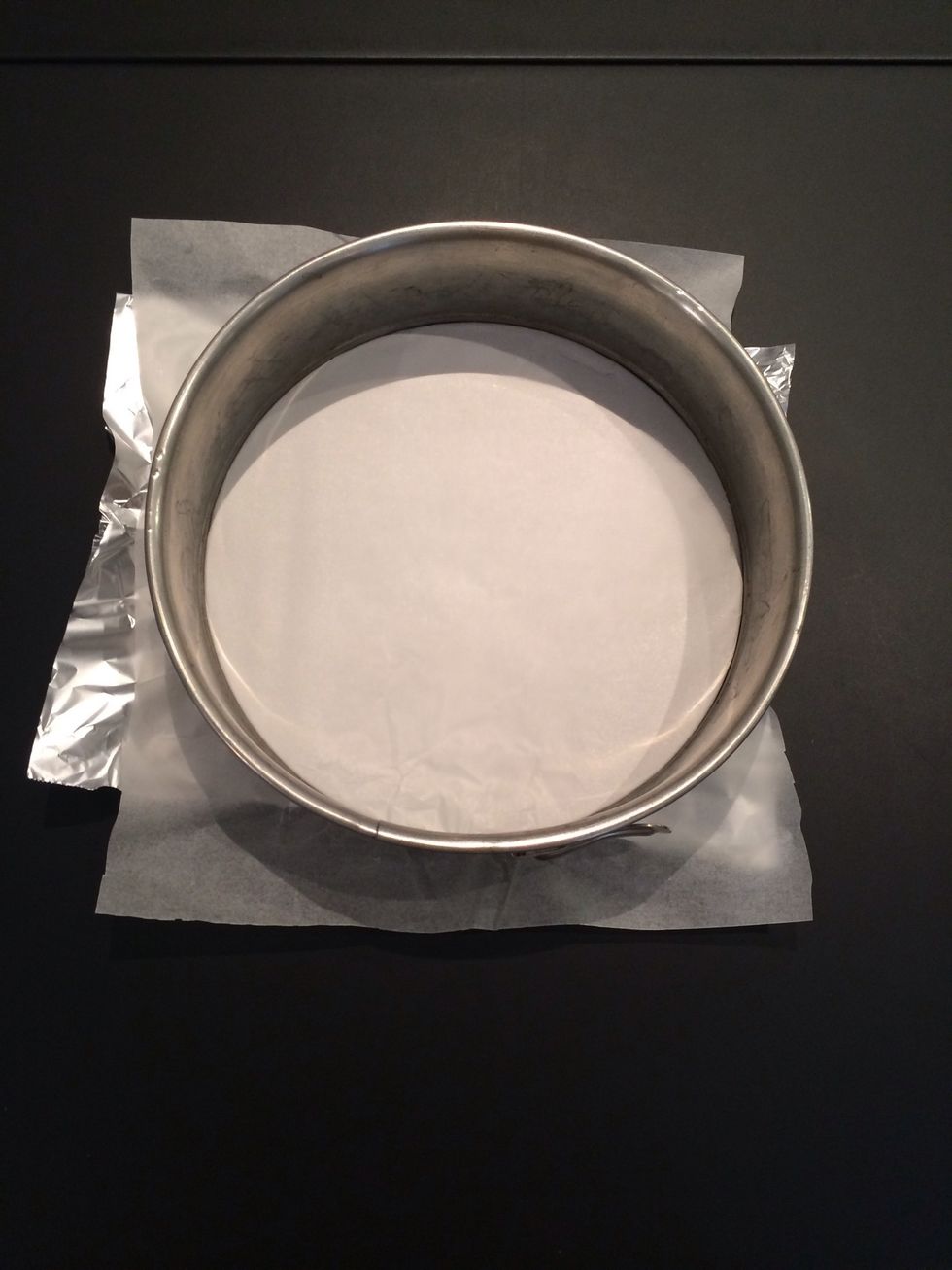 Prepare the a spring form mould