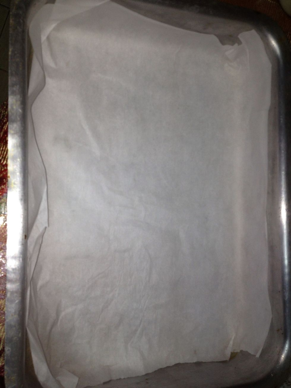 Prepare the baking sheet