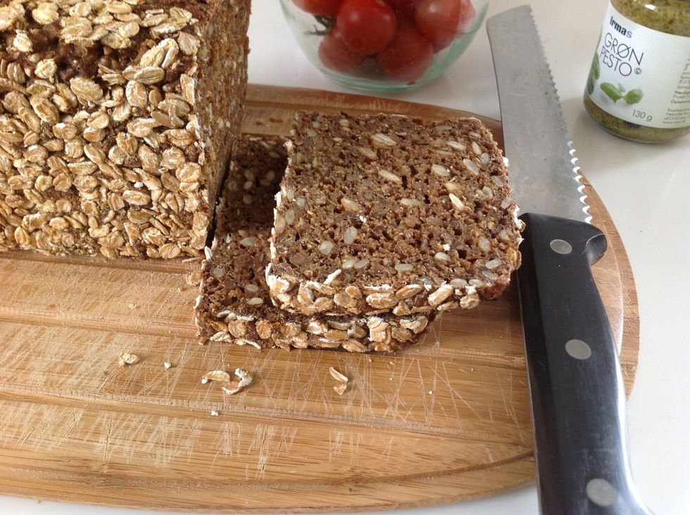 Prepare the bread. It's a sandwich so you need to slices of the bread.