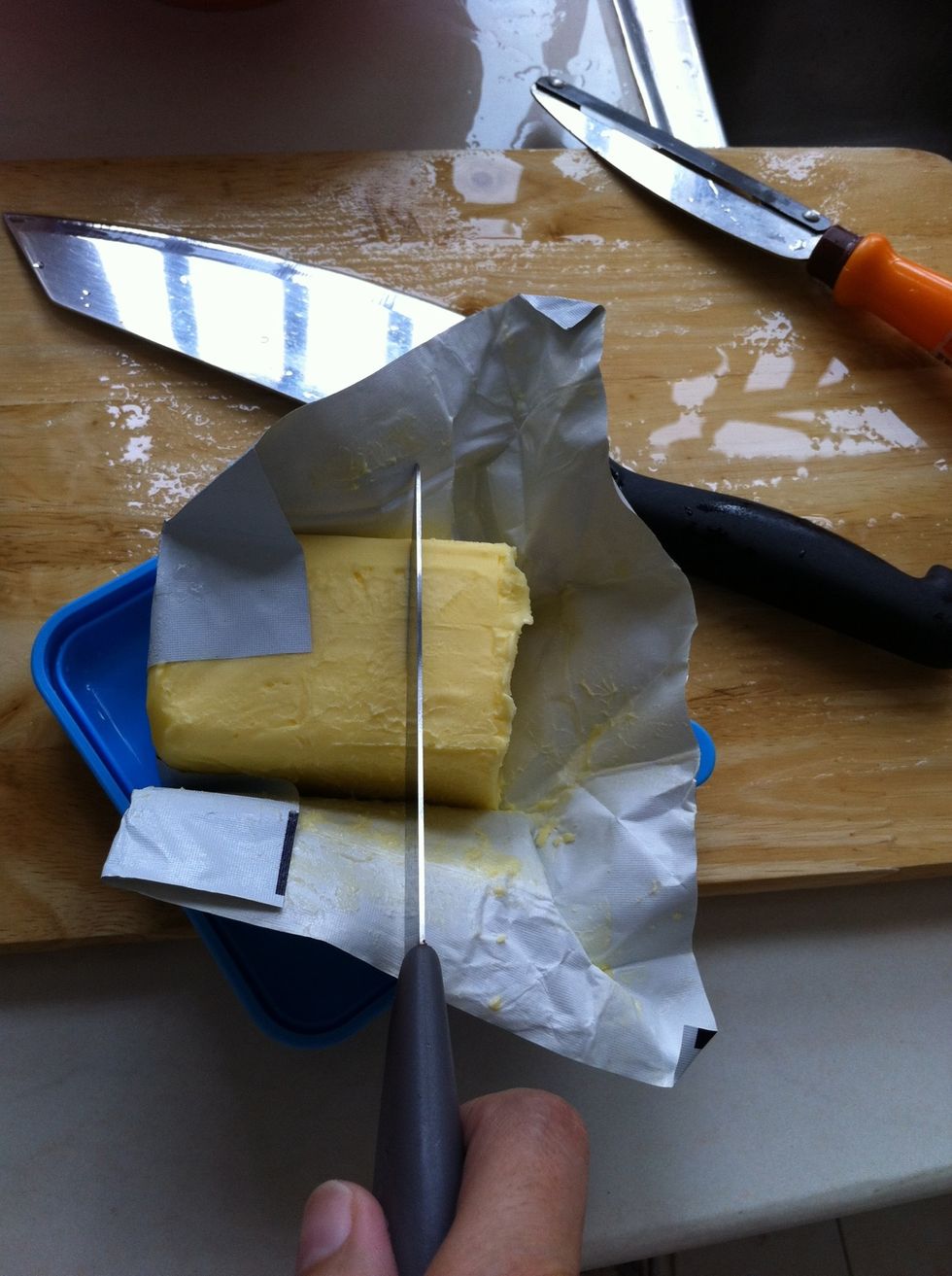 Prepare the butter