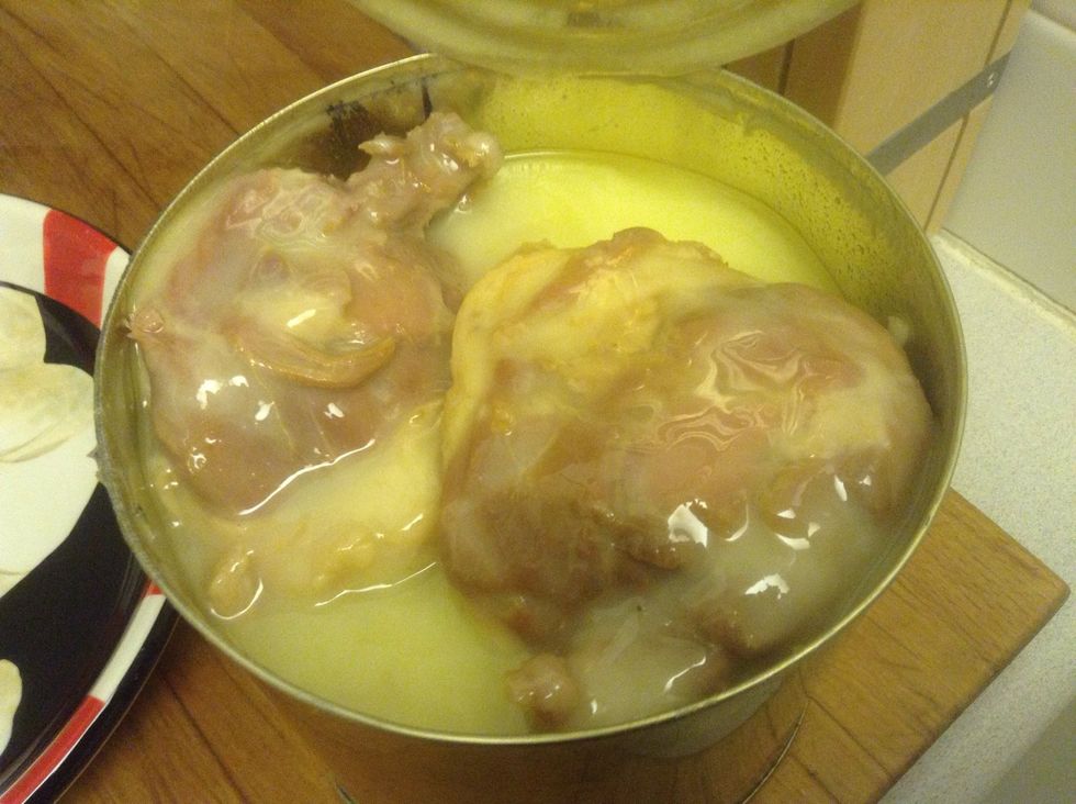 Prepare the duck meat