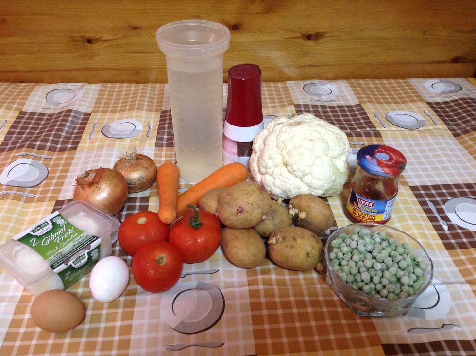 Prepare the required ingredients.