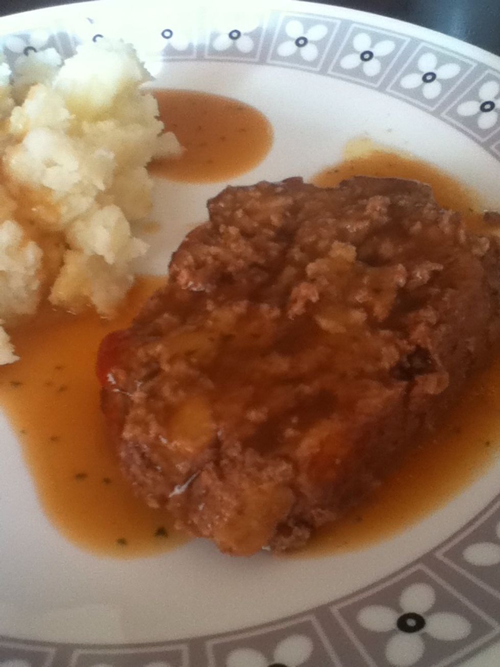 Prepare with gravy and any favorite sides