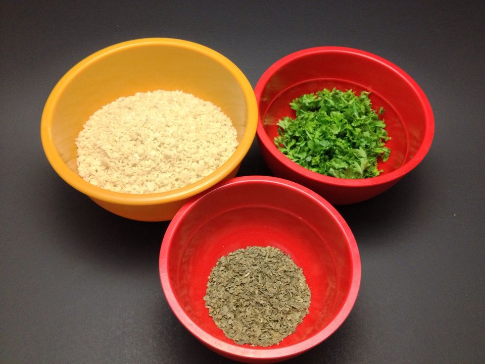 Prepare your dry ingredients