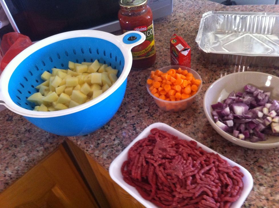 Prepare your ingredients before you start cooking