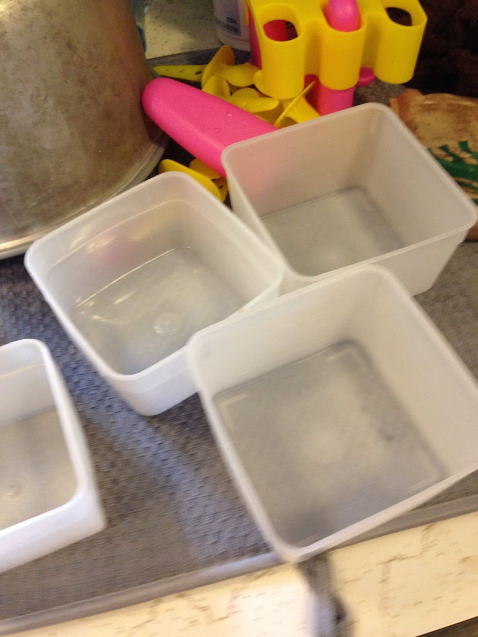 Prepare your jam containers. If they are brand new, you can rinse them in boiling water to sterilize them.