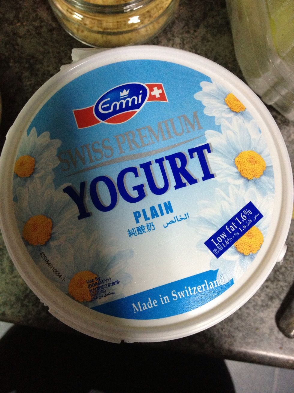 Prepare your yogurt.