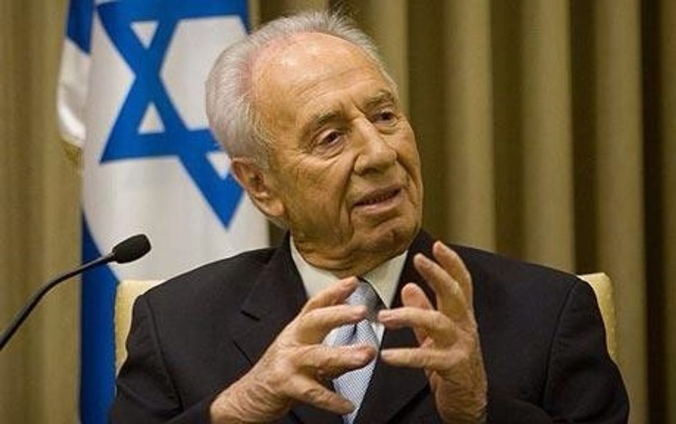 Presidente Shimon Peres.