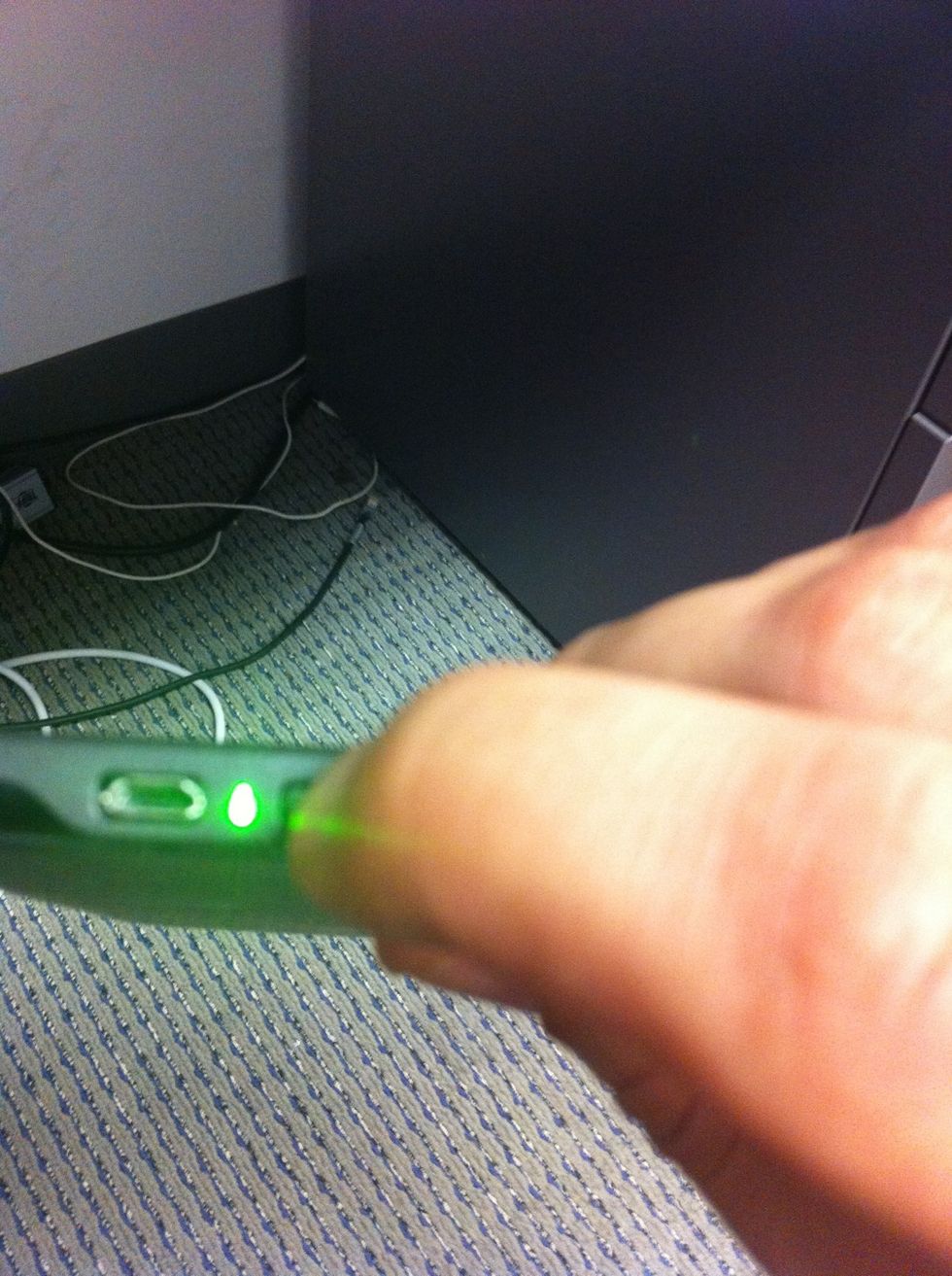 Press and hold the power switch for 15 seconds. Yes, a full 15 seconds - no fast count! The green light will illuminate, and then flash twice after 6 secs and most screens will go blank. Keep holding!