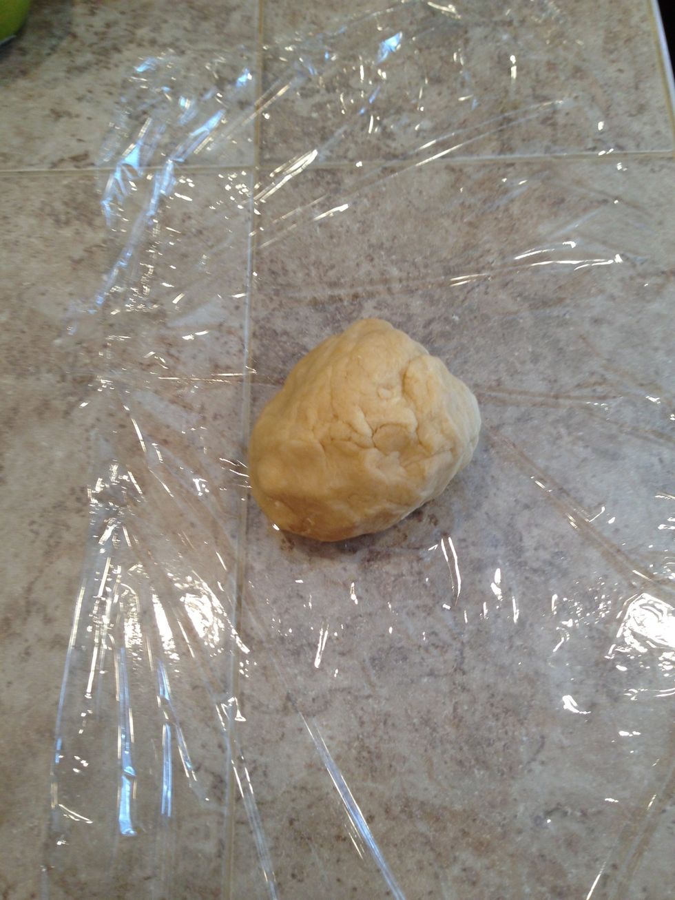 Press dough into two 4 inch circles.