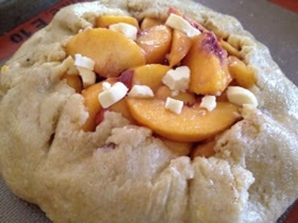 Press down and make sure there are no holes around the edge.