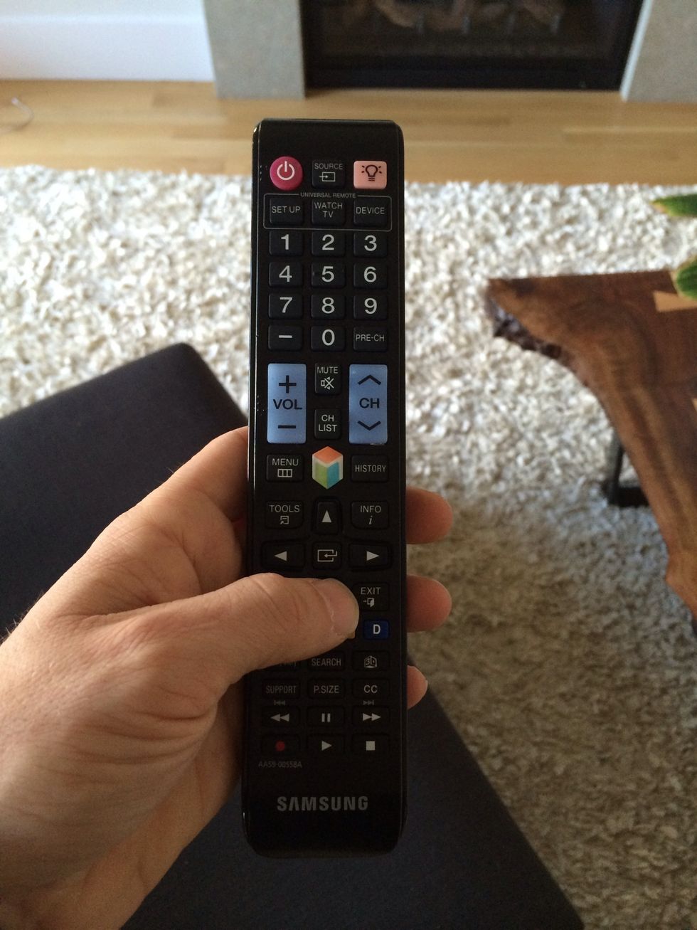 Press down arrow until on the sound tab