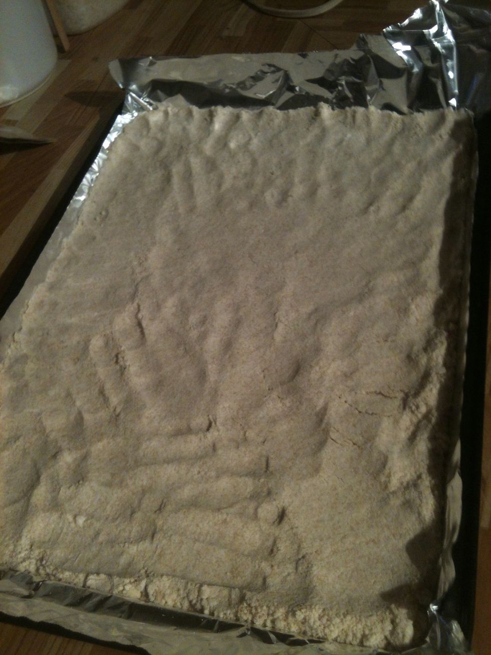 Press down firmly and evenly on the sheet.