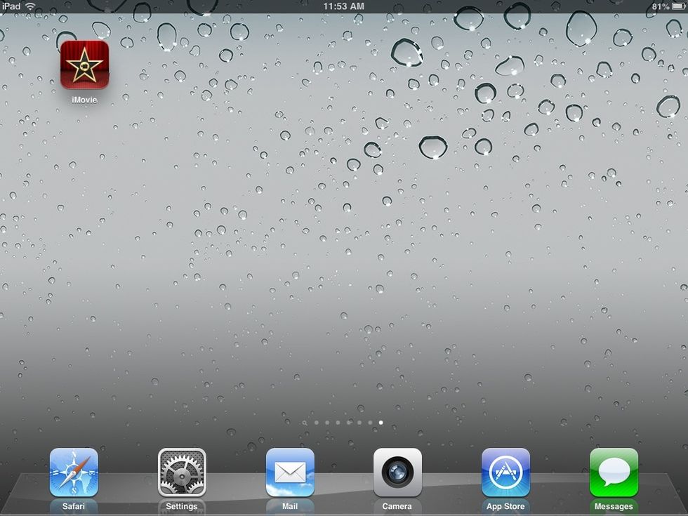 Press iMovie