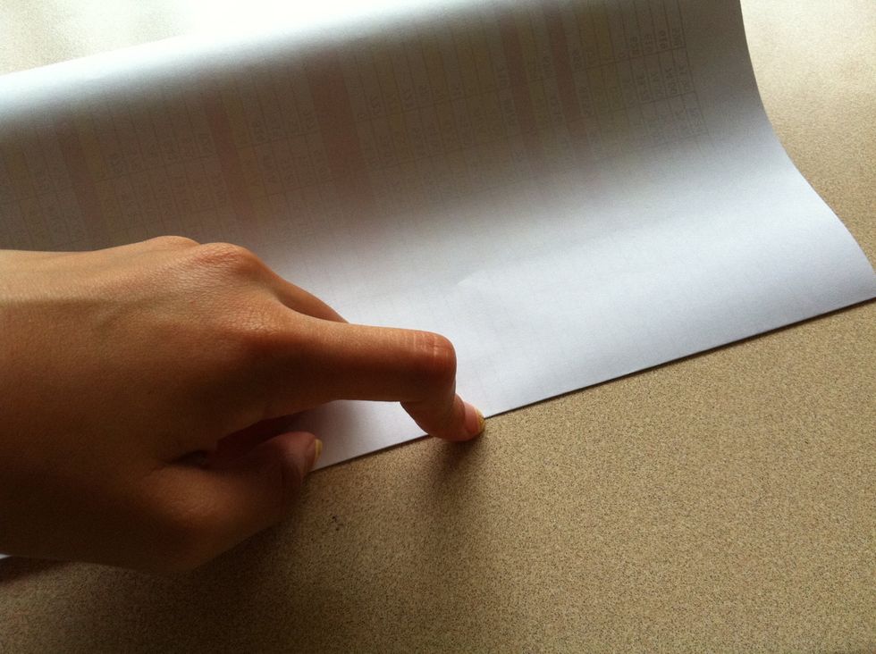 Press it down hard with your fingernails again