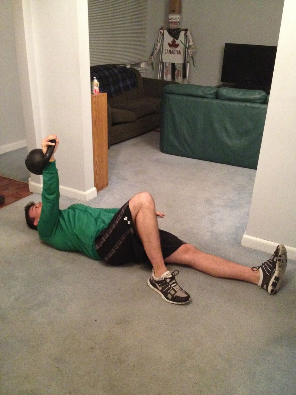 Press kettlebell