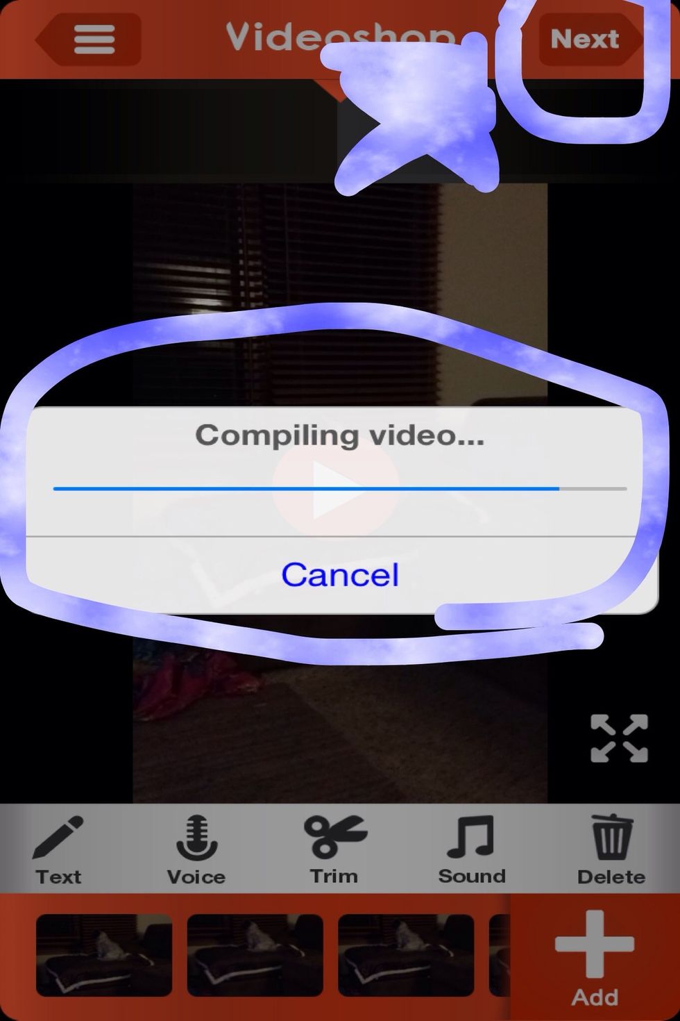 Press next and wait while it's compiling