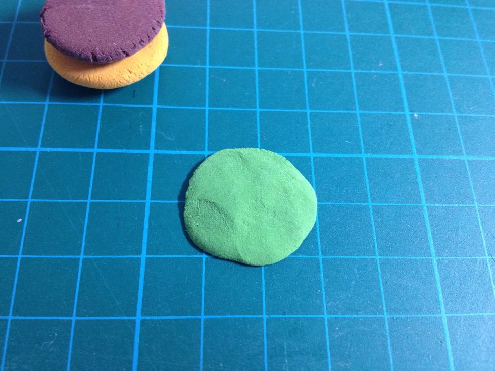 - Press on table to become a circle.