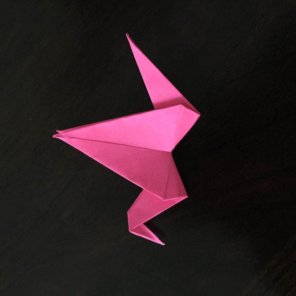 Press on the side to make sure it stays.