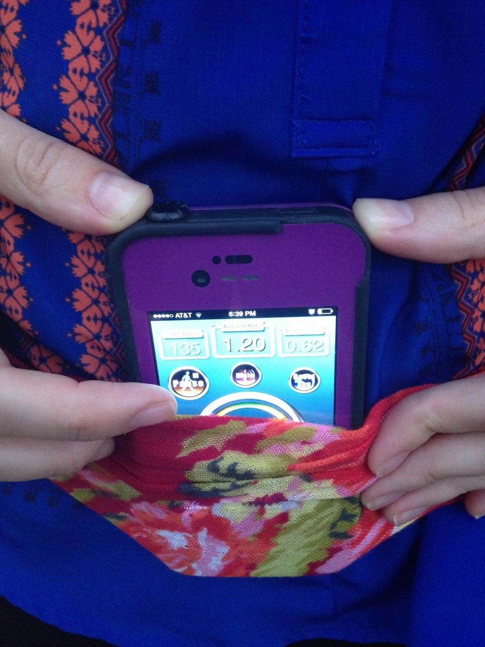 Press "pause" when you are finished.