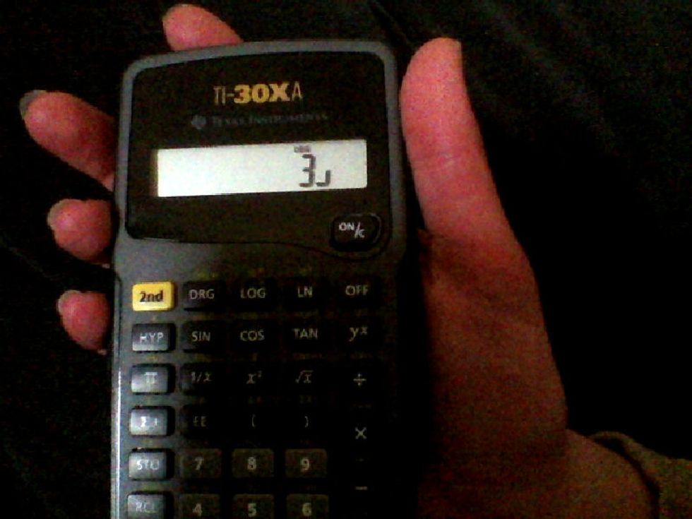 Press the a b/c button like we did in step 3