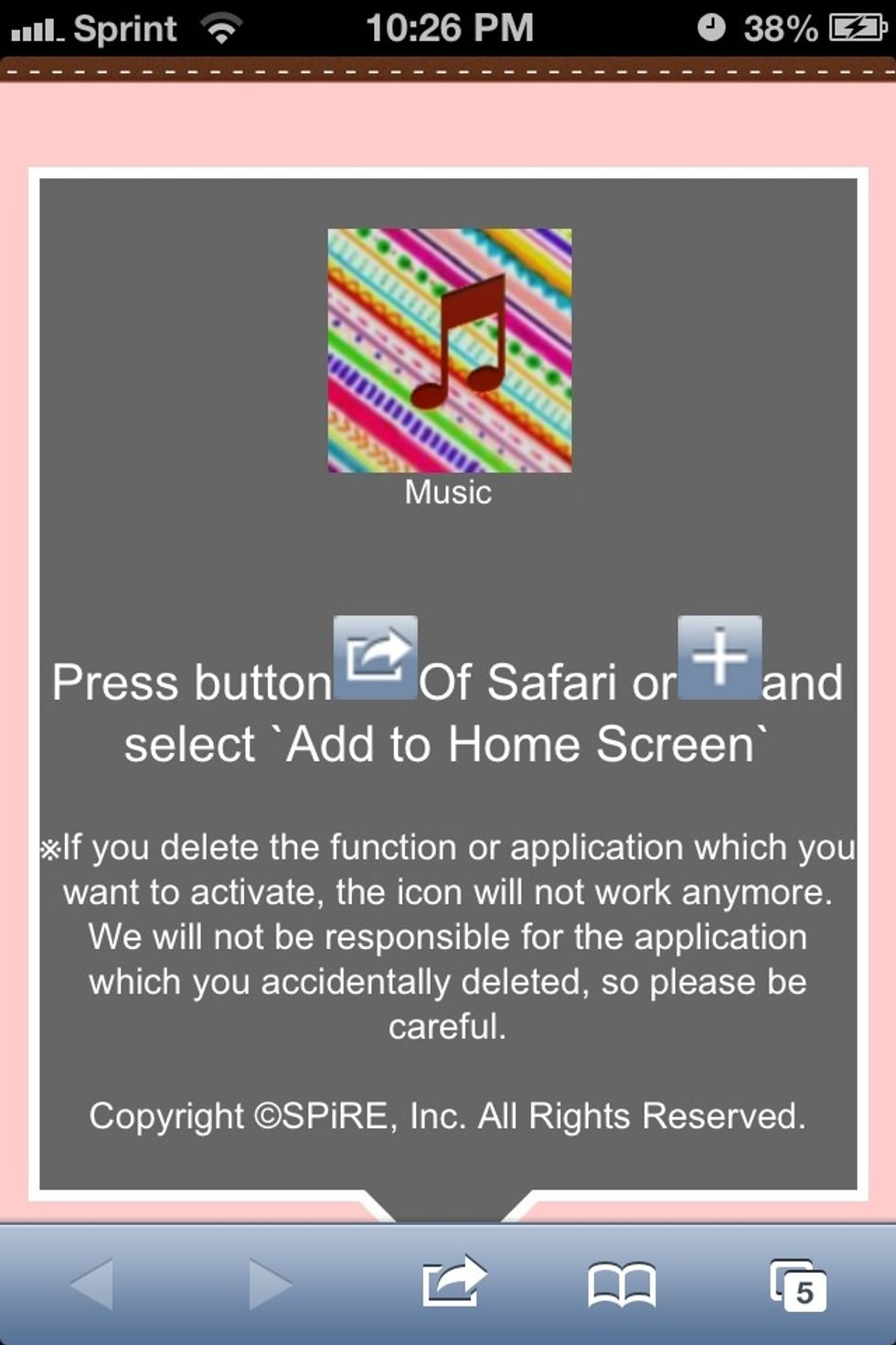 Press the buttons shown