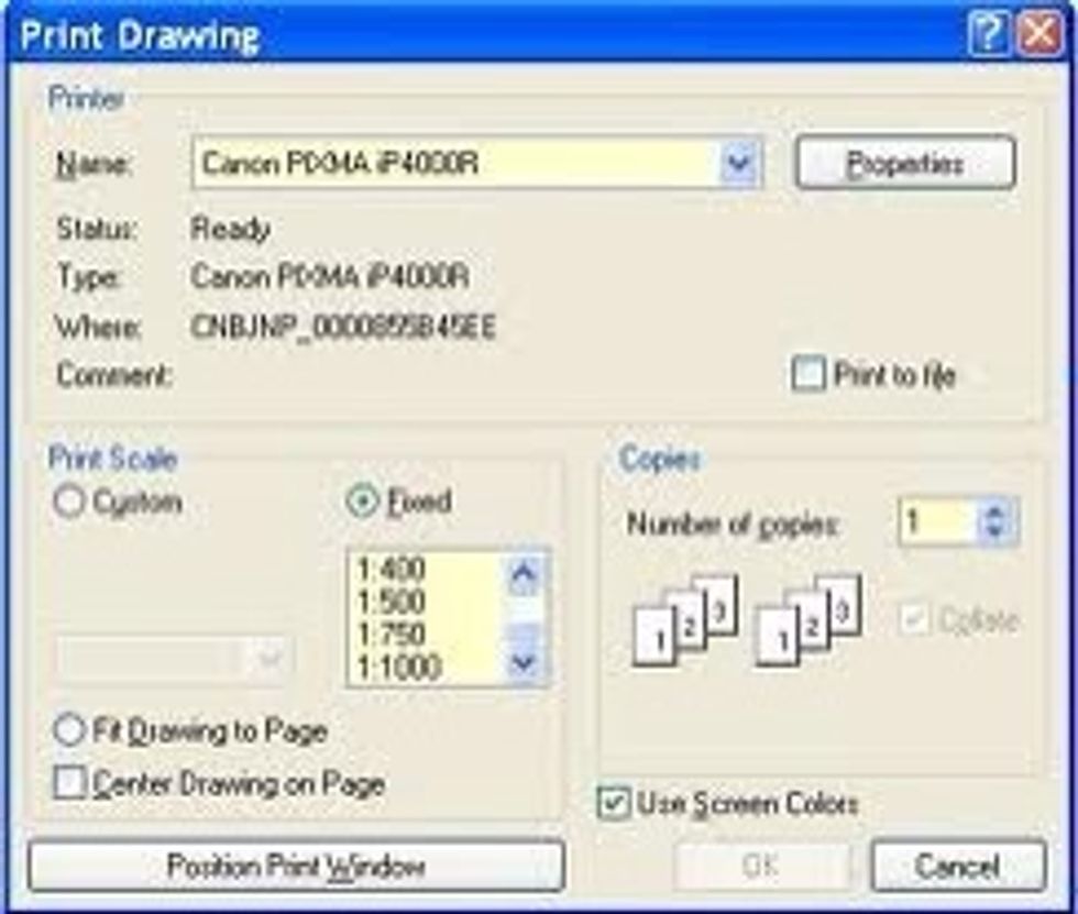 press the print button