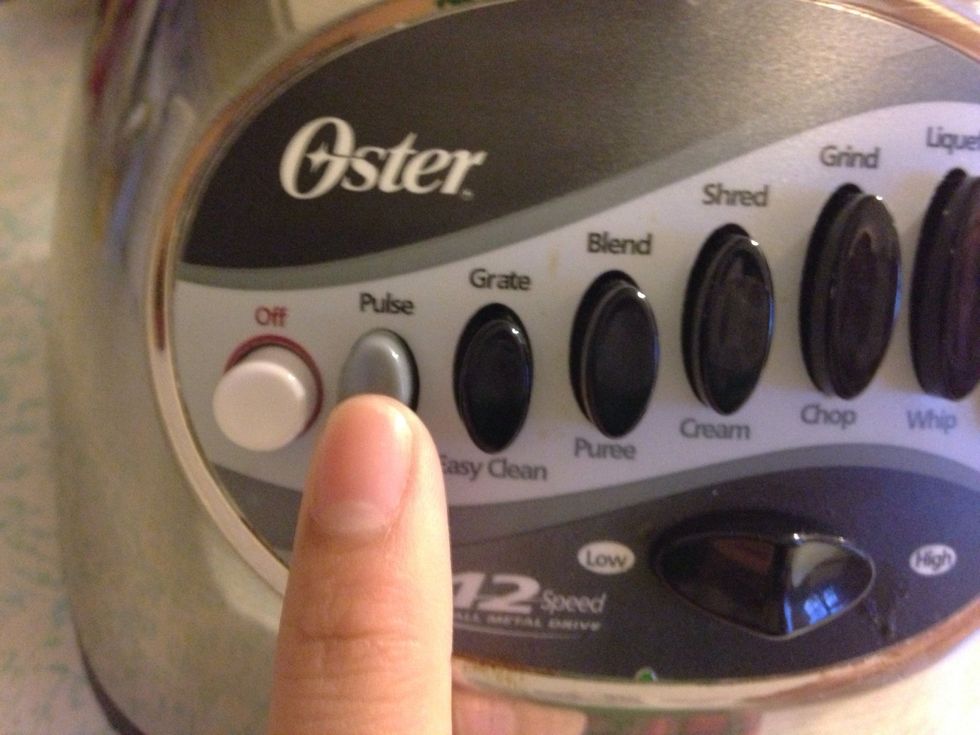 Press the pulse button