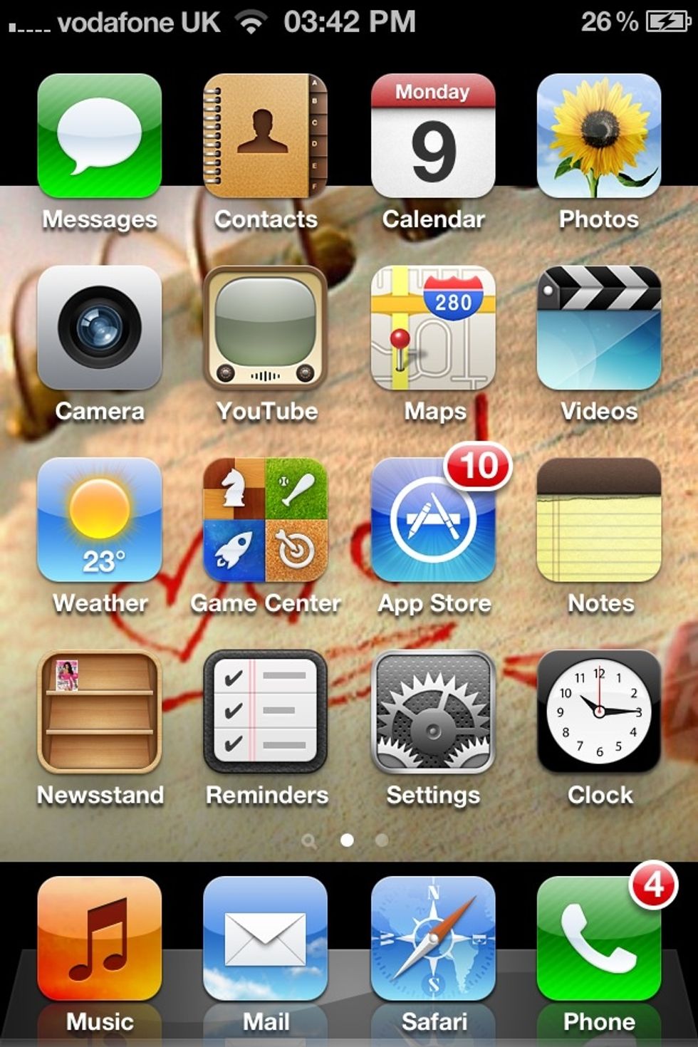 Press the 'setting' button First.