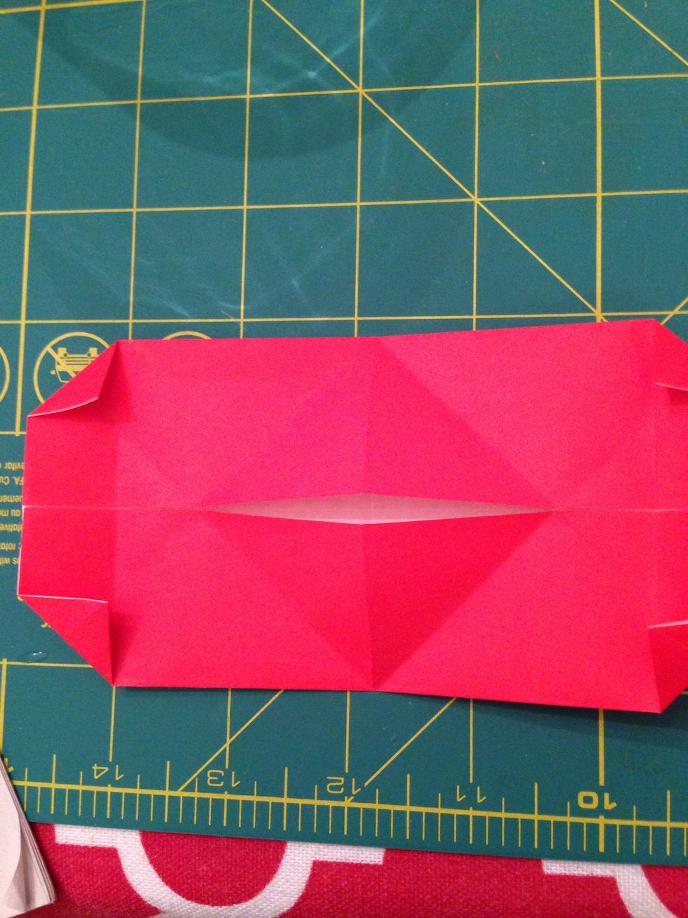 Press the top and bottom edges together.