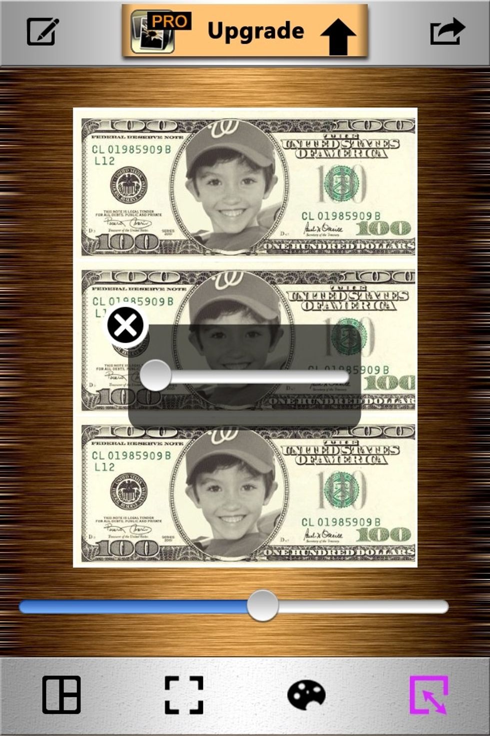 Press the (x) to close this feature.