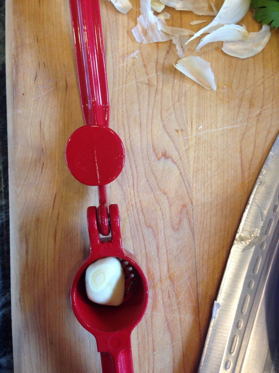 Press your garlic.