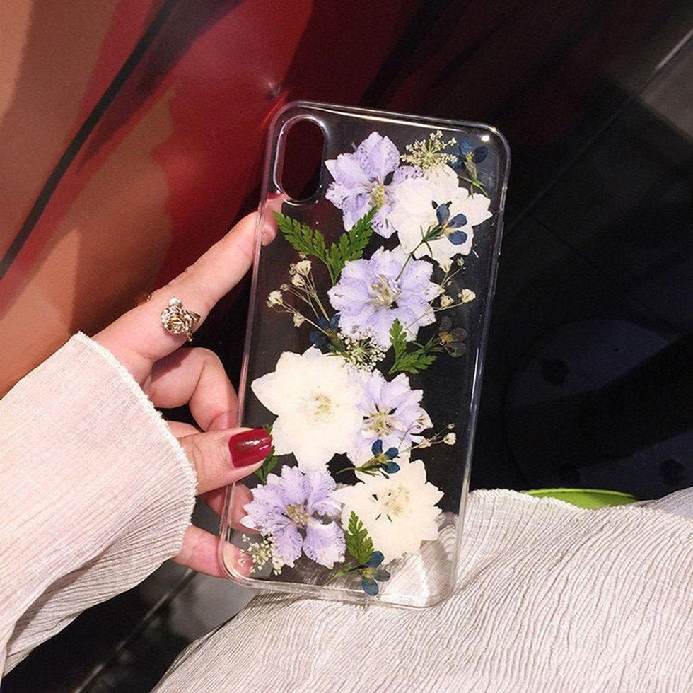 Pressed Dried Flower Phone Case