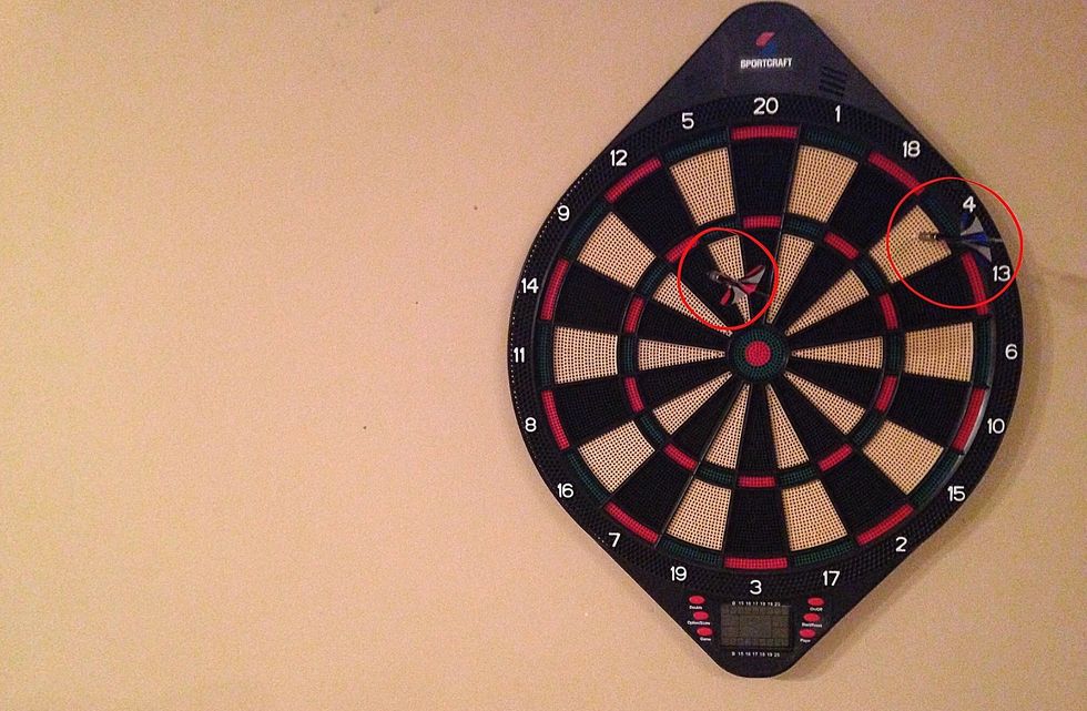 Pretend to be mediocre during training to make people forget you.