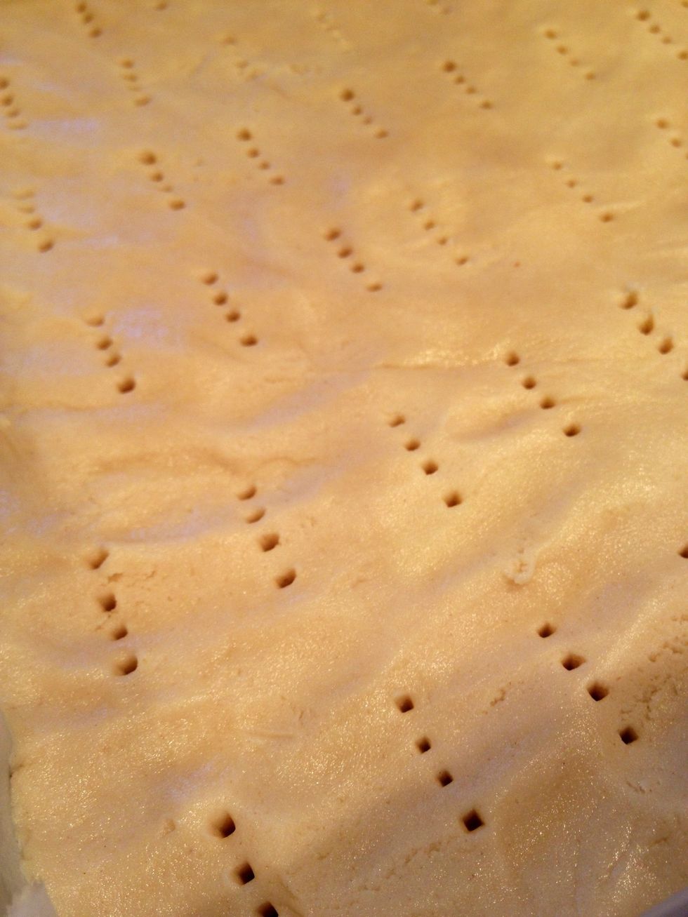 Prick holes all over the crust with a fork.