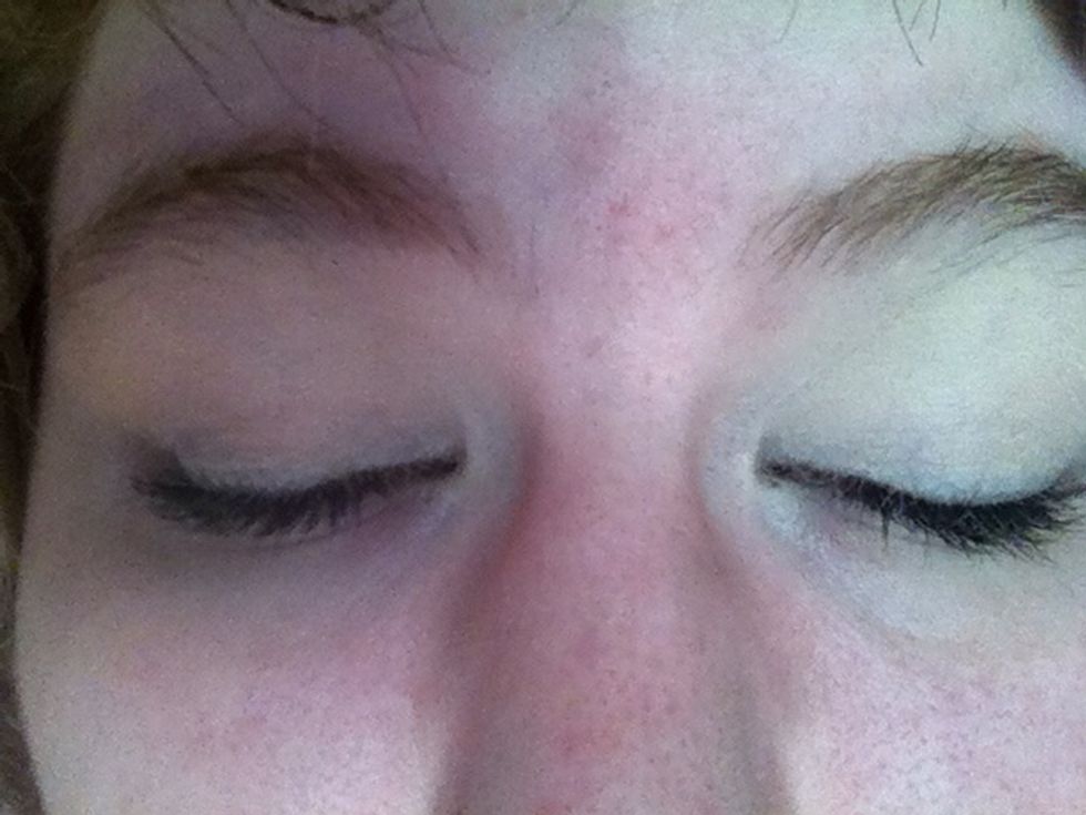 Prime your eyes first. This helps the shadow stick and also amplifies color.