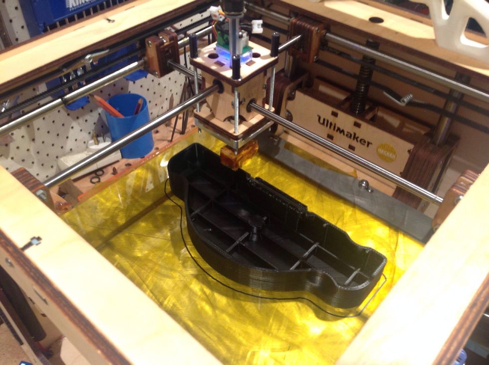 Print files with solid infill & support where overhangs occur. NOTE: all of the external parts must be black to block out light.