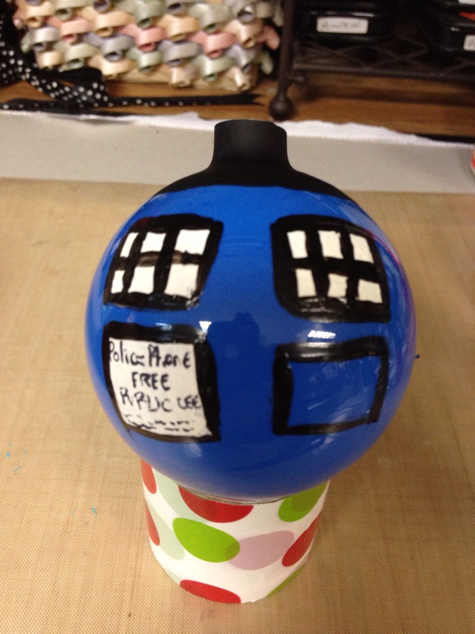 Printing the side wording as tiny as I could, I still needed to make 'squiggly' lines, representing words.