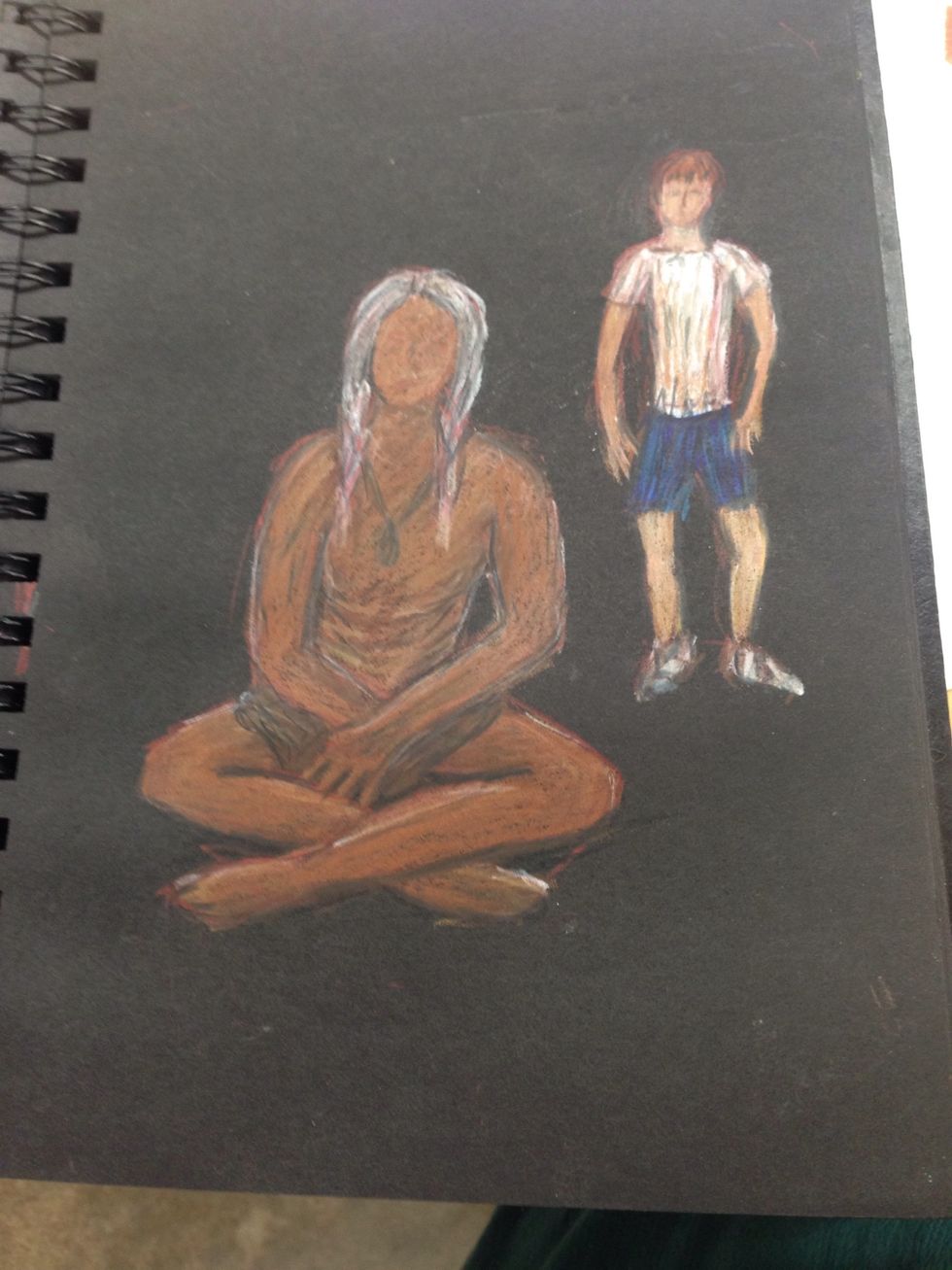 Prisma color colored pencil drawing