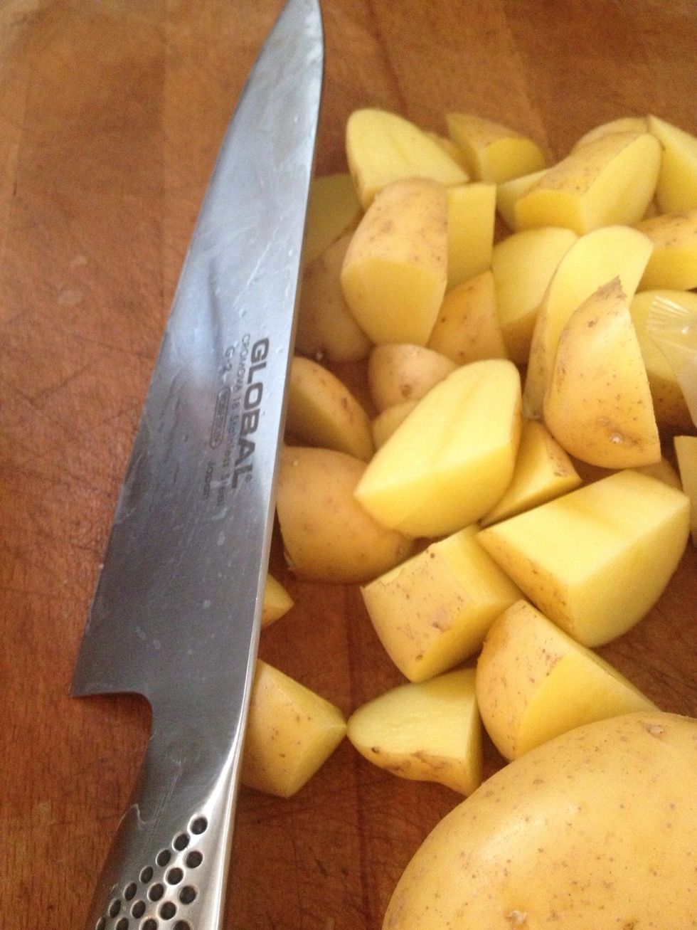 ~PROBLEM: chopping ~SOLUTION :if you do decide to chop, ask someone to sharpen knives. Blunt knives are more likely to slip.