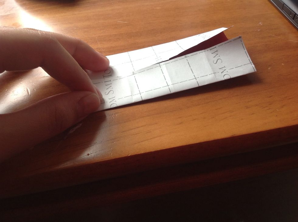 Proceed to do the same thing on the other side.