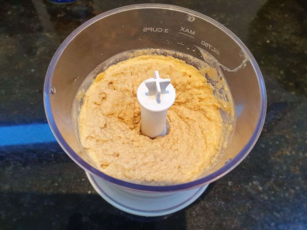 Process until mostly smooth.