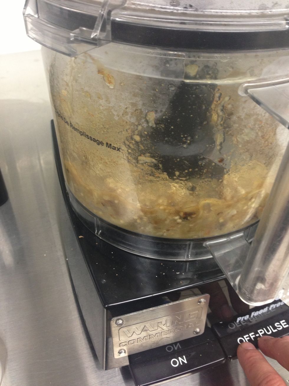 Process until smooth.