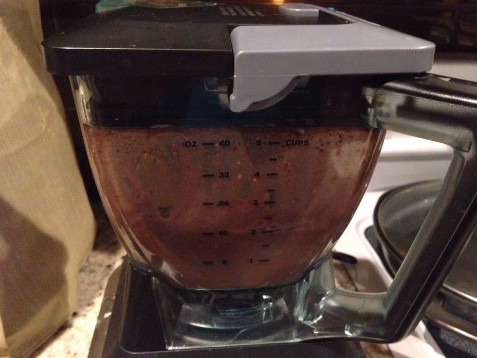 Process until smooth.