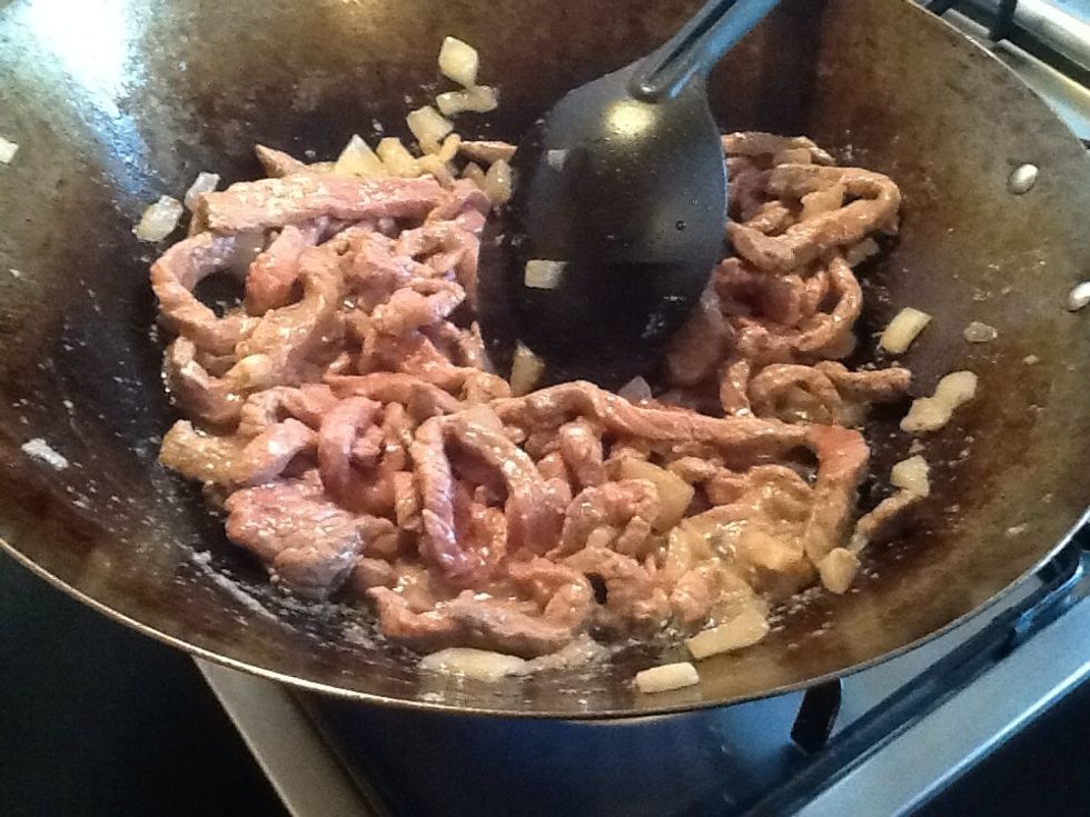 Progression to brown.