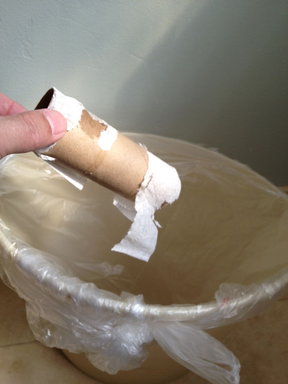 Properly dispose of the empty by recycling or give to your kids to use for all sorts of crafts and imaginary purposes.