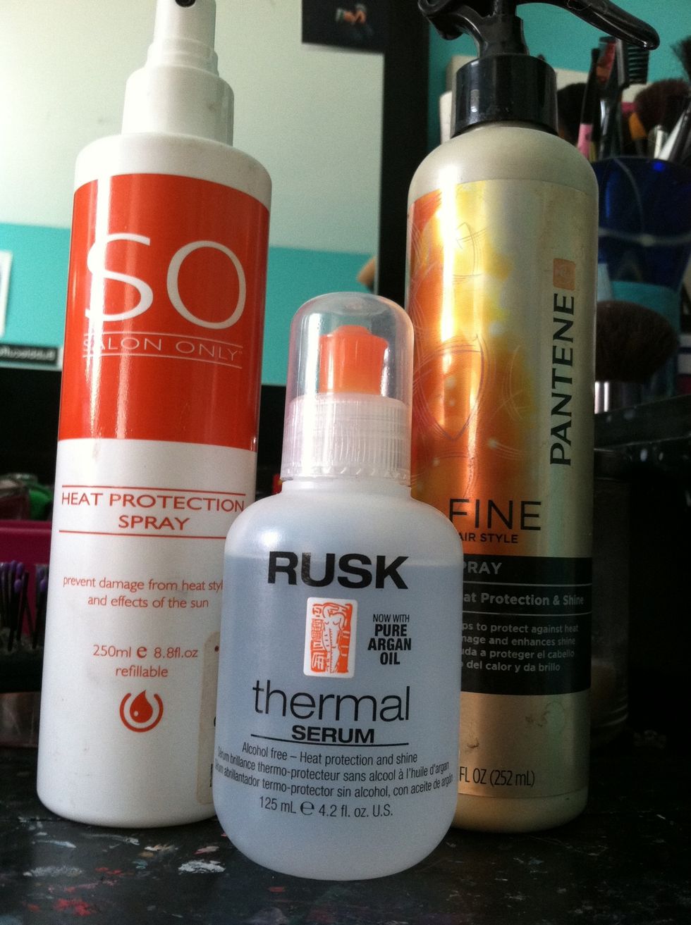 PROTECTION LADIES! Never apply heating tools to your hair without using a thermal protectant. You may use any form of protection (serums, sprays, etc.) Healthy hair is necessity for growing locks.